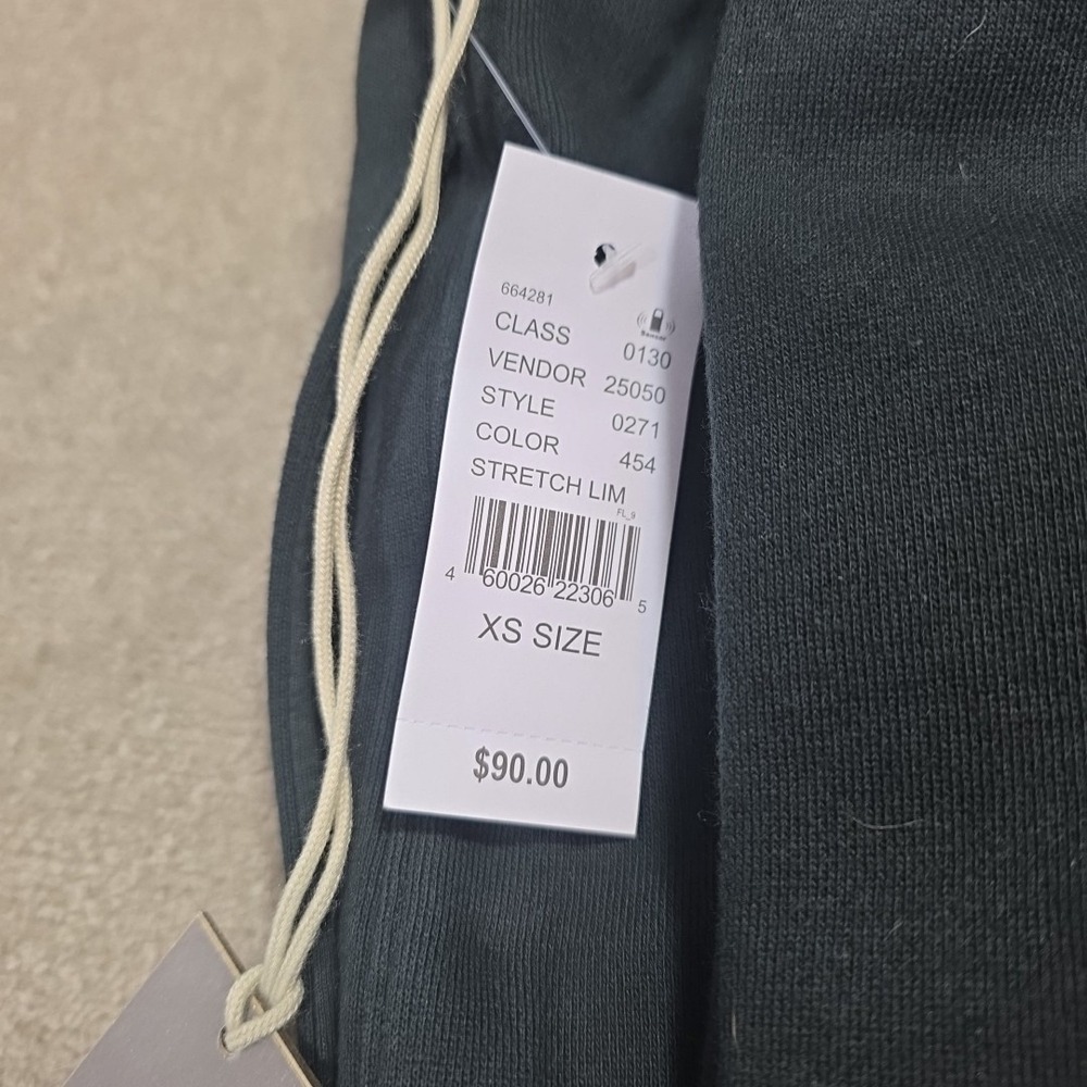 Fear of God Essentials Men's Black Fleece Logo Drawstring Sweatpants Size XS - Picture 4 of 8